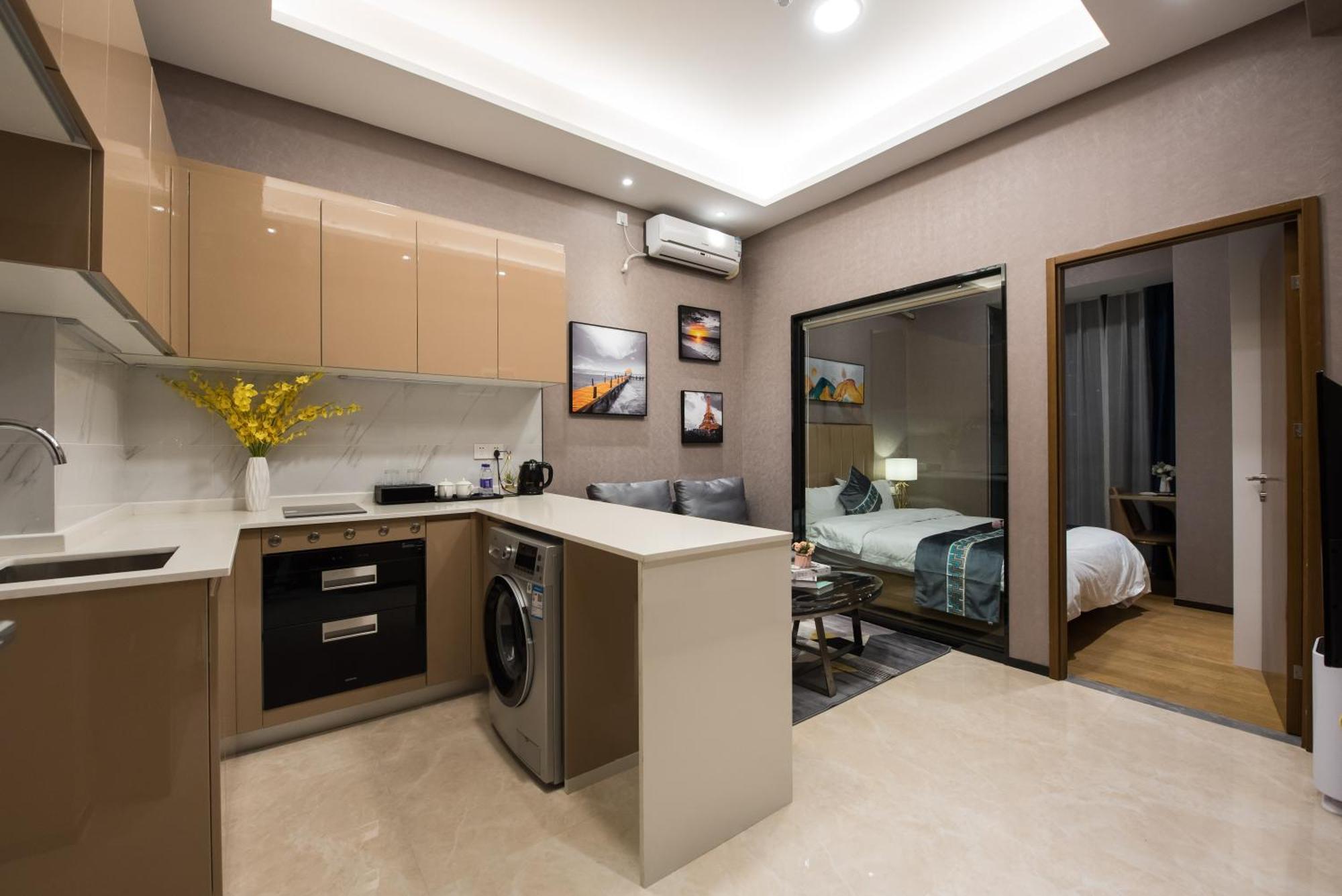 Gepai Executive Apartment - Shenzhen Futian Convention And Exhibition Center Buitenkant foto