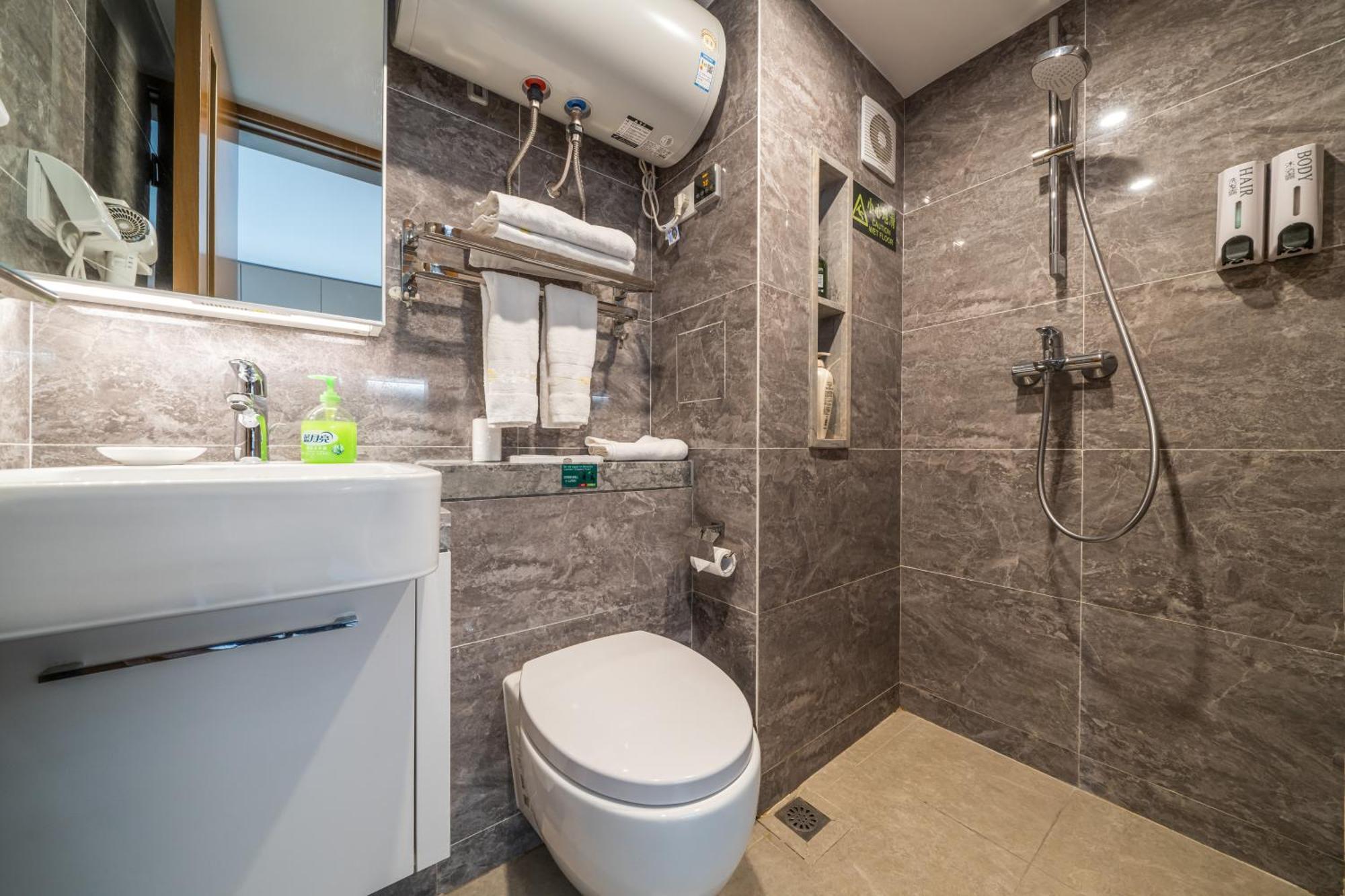 Gepai Executive Apartment - Shenzhen Futian Convention And Exhibition Center Buitenkant foto